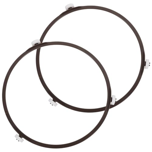 HOMSFOU 2 Stück Mikrowellen Drehteller Rack Kreis Tablett Rundes Tablett Grill Zubehör Drehteller Stützrad Ring Mikrowellen Glas Drehteller Plattenrolle Mikrowellen Drehteller HOMSFOU 2 Stück Mikrowellen Drehteller Rack Kreis Tablett Rundes Tablett Grill Zubehör Drehteller Stützrad Ring Mikrowellen Glas Drehteller Plattenrolle Mikrowellen Drehteller von HOMSFOU