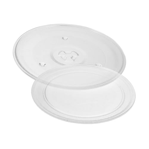HOMSFOU 2 Stücke Mikrowelle Plattenspieler Trays Glas Ofen Plattenspieler Platte Ersatz Mikrowelle Plattenspieler HOMSFOU 2 Stücke Mikrowelle Plattenspieler Trays Glas Ofen Plattenspieler Platte Ersatz Mikrowelle Plattenspieler von HOMSFOU