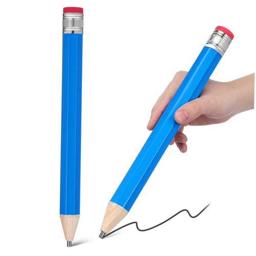 HOMSFOU 2 Stück Riesenbleistift Aus Holz Vorschulkind Schreibwaren Überdimensioniert Lustiger Riesenbleistift Groß Extra Riesig Jumbo Party Favorisieren Zeichenstift Blue HOMSFOU 2 Stück Riesenbleistift Aus Holz Vorschulkind Schreibwaren Überdimensioniert Lustiger Riesenbleistift Groß Extra Riesig Jumbo Party Favorisieren Zeichenstift Blue von HOMSFOU
