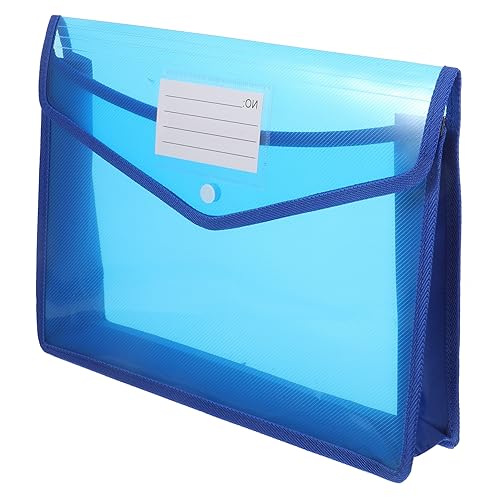HOMSFOU 2 Stück Wasserdichte Aktentasche Taschen Datei Mehrere Schmucklos Office Desk Organizer Kapazität Dokumentieren Farbig Farbe Veranstalter Dokumentinhaber Unterlagen Büro Blau Pp HOMSFOU 2 Stück Wasserdichte Aktentasche Taschen Datei Mehrere Schmucklos Office Desk Organizer Kapazität Dokumentieren Farbig Farbe Veranstalter Dokumentinhaber Unterlagen Büro Blau Pp von HOMSFOU