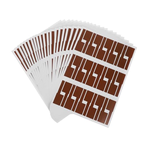 HOMSFOU 20 Blatt Kabelmarkierungen Kabeletiketten Drahtmarkierung Etiketten zum Organisieren Bleistiftetiketten wasserdichte Etiketten Etikettendrucker Klebeband Draht-Tags Aufkleber von HOMSFOU