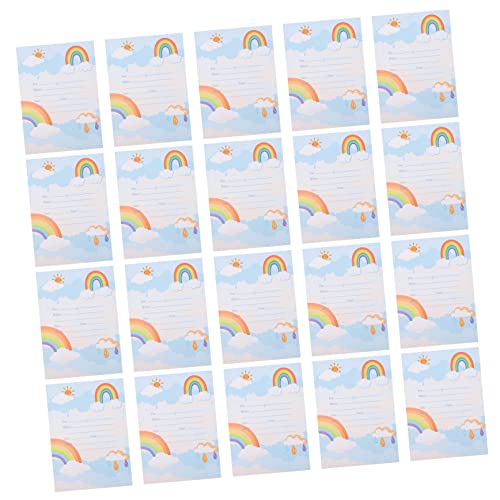HOMSFOU 20 Stück Einladungskarte alle lustig Rosa Pop Büro leer Babyparty-Karten Nachrichtenkarten Einladungen zur Babyparty -Grußkarten Segenkarte Papierstau Blue HOMSFOU 20 Stück Einladungskarte alle lustig Rosa Pop Büro leer Babyparty-Karten Nachrichtenkarten Einladungen zur Babyparty -Grußkarten Segenkarte Papierstau Blue von HOMSFOU