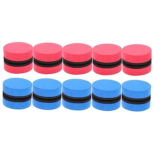 HOMSFOU 20 Stück Magnettafel Radiergummi Trocken Abwischbar Magnetischer Tafel Radiergummi Whiteboard Kleine Radiergummis Mehrzweck Reinigungsradierer Wiederverwendbarer von HOMSFOU