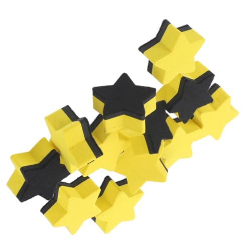 HOMSFOU 20 Stück Pentagramm-radiergummi Whiteboard-radierer Für Lehrergeschenk Tafelradierer Für Radiergummis Für Weiße Tafeln Eva Radiergummis Filzstoff Yellow HOMSFOU 20 Stück Pentagramm-radiergummi Whiteboard-radierer Für Lehrergeschenk Tafelradierer Für Radiergummis Für Weiße Tafeln Eva Radiergummis Filzstoff Yellow von HOMSFOU