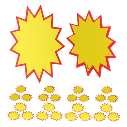 HOMSFOU 200 Stück Preisschild Etiketten für den Einzelhandel Leere Tags schmucklos klein Preisetiketten Verkaufskarten Supermarkt-Einzelhandelsschilder Papier Yellow HOMSFOU 200 Stück Preisschild Etiketten für den Einzelhandel Leere Tags schmucklos klein Preisetiketten Verkaufskarten Supermarkt-Einzelhandelsschilder Papier Yellow von HOMSFOU