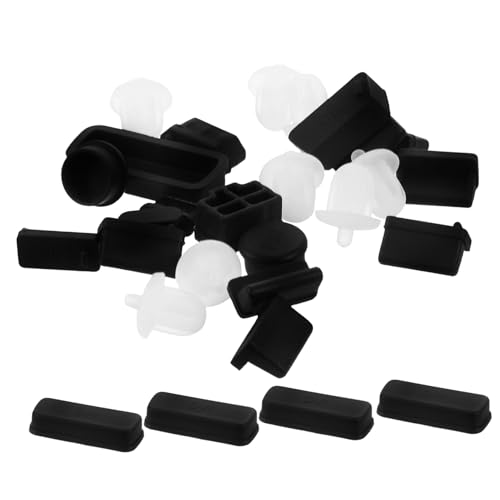 HOMSFOU 24st Motherboard-staubschutz Staubkappe Weichkleber Staubstopfen Beschützer De Cargador De Staubstopfen c Computer- Anti- - Stecker Rechner Kieselgel Rj45 -schnittstelle von HOMSFOU