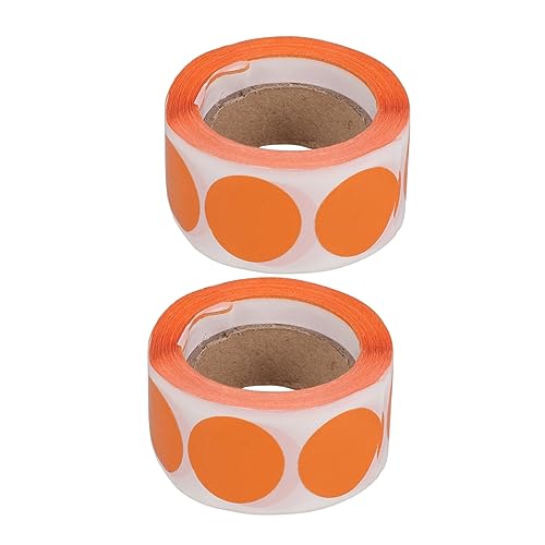 HOMSFOU 2Rollen Aufkleber Selbstklebende Rubbeletiketten Für Partys Jubiläen Und Orange Sticker Pro Beschriften Und Dekorieren HOMSFOU 2Rollen Aufkleber Selbstklebende Rubbeletiketten Für Partys Jubiläen Und Orange Sticker Pro Beschriften Und Dekorieren von HOMSFOU