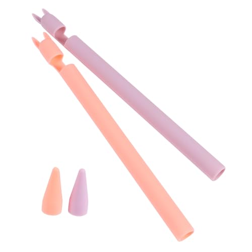 HOMSFOU 2St Federmäppchen stifte Box stiftetui stiftebox Box für stifte Stylus case Tablet-Ständer Buntstift Halter für Klaviatur Bleistiftspitze Griff Stifttasche Stylus-Stifthülle von HOMSFOU