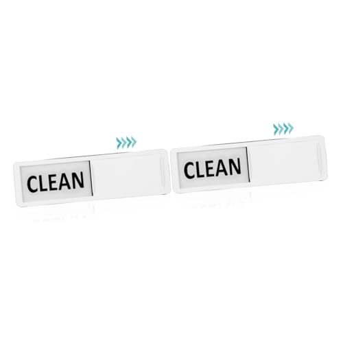 HOMSFOU 2St Spülmaschine Fliesen Küchenversorgung Schild „Saubere und schmutzige Spülmaschine“. Geschirrspüler Magnet Sauber Schmutzig Schild sauberes schmutziges Magnetschild Acryl von HOMSFOU