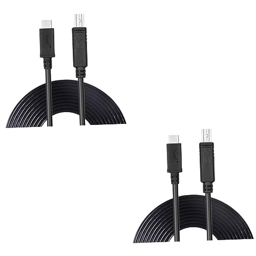 HOMSFOU 2St USB-Druckerkabel c USB-Kabel Datenkabel DSL-Kabel Scannerkabel Drucker-Scanner-Kabel Druckzeile von HOMSFOU