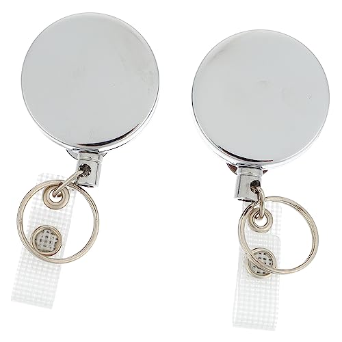 HOMSFOU 2Stücke Id Kartenclip mit Einziehbarem Schlüsselanhänger Abzeichen Rollenhalter mit Schlüsselring für Aufbewahrung von Visitenkarten und Ausweisen Bequem HOMSFOU 2Stücke Id Kartenclip mit Einziehbarem Schlüsselanhänger Abzeichen Rollenhalter mit Schlüsselring für Aufbewahrung von Visitenkarten und Ausweisen Bequem von HOMSFOU