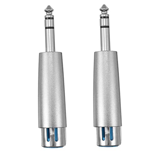 HOMSFOU 2Stücke Xlr Adapter Männlich Pin Xlr Weiblich für Mikrofon Lautsprecheranschlüsse zur Audioübertragung Geräten Wie Dvd Tv von HOMSFOU