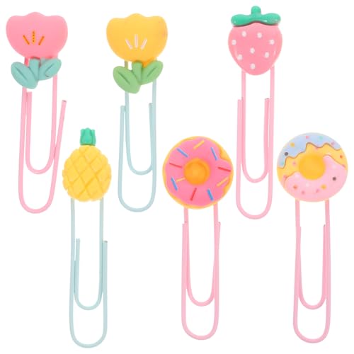 HOMSFOU 3 Sätze Cartoon Frucht -Lesezeichen Kleine Papierklammern Dateiclips Buchleseclips kleine Büroklammerverzierungen farbige Büroklammern Büroklammern gefärbt Eisen HOMSFOU 3 Sätze Cartoon Frucht -Lesezeichen Kleine Papierklammern Dateiclips Buchleseclips kleine Büroklammerverzierungen farbige Büroklammern Büroklammern gefärbt Eisen von HOMSFOU
