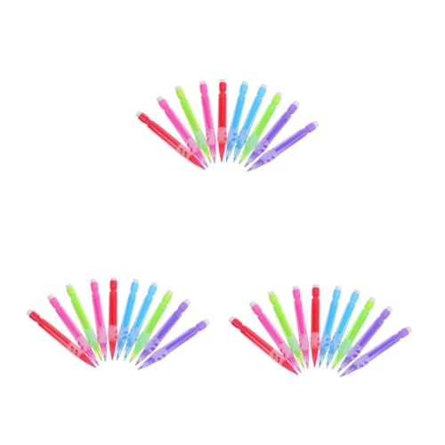 HOMSFOU 3 Sätze Druckbleistift Büromaterial Notizblöcke Mini Bleistift Mini-bleistifte Schreibutensilien Kleine Stifte Kurze Bleistifte Mechanische Stifte Kawaii Bleistifte Pp 10 Stück * 3 von HOMSFOU