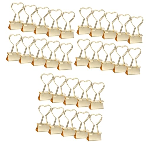 HOMSFOU 3 Sätze Elliot-ordner Miniclips Büroklammern Led Mini-bindeklammern Bindemittel Papier Sortiment An Ordnerklammern Kleine Heftklammern Metall Golden 10 Stück * 3 HOMSFOU 3 Sätze Elliot-ordner Miniclips Büroklammern Led Mini-bindeklammern Bindemittel Papier Sortiment An Ordnerklammern Kleine Heftklammern Metall Golden 10 Stück * 3 von HOMSFOU