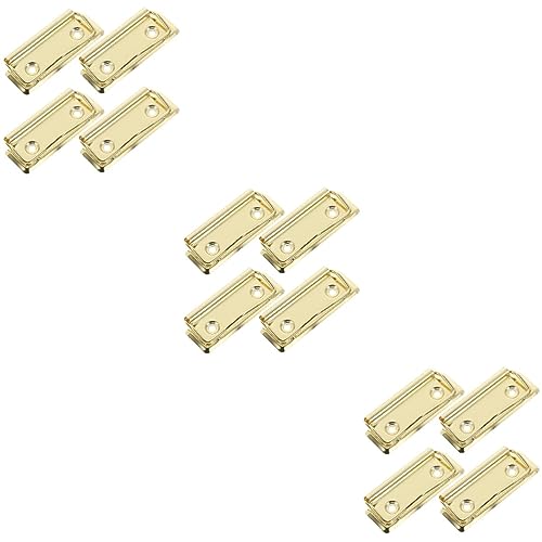 HOMSFOU 3 Sätze Metallclip -ordner Büroklammern Heftklammern Groß Dokumentenordner Clip-board-clips Multifunktionale Bindeklammern Aluminiumlegierung Golden 4 Stück * 3 HOMSFOU 3 Sätze Metallclip -ordner Büroklammern Heftklammern Groß Dokumentenordner Clip-board-clips Multifunktionale Bindeklammern Aluminiumlegierung Golden 4 Stück * 3 von HOMSFOU