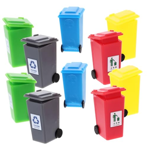 HOMSFOU 3 Sätze Mini Mülleimer Mülleimer Klein Mülleimer Mülleimer Sand Tischzubehör Mülleimerform Mini Mülleimer Abfalleimer Hausmülleimer Klein Mülleimer 10 Stück * 3 von HOMSFOU
