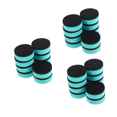 HOMSFOU 3 Sätze Whiteboard Wischtuch Trocken Abwischbare Tafel Für Die Wand Kreidetafel Radiergummi Schwarze Tafel Whiteboard Trocken Abwischbar Löschbare Mini Whiteboard 10 Stück * 3 von HOMSFOU