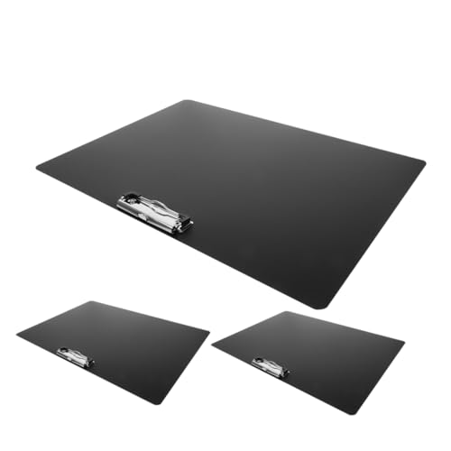 HOMSFOU 3 Stück Malerei Schiene Büro-klemmbrett Zwischenablage Für Zeichnung Tragbares Klemmbrett Büro -plastikklemme Schreiben Klemmbrett Versorgung Büroklammer Bord Schwarz Pp. Metall HOMSFOU 3 Stück Malerei Schiene Büro-klemmbrett Zwischenablage Für Zeichnung Tragbares Klemmbrett Büro -plastikklemme Schreiben Klemmbrett Versorgung Büroklammer Bord Schwarz Pp. Metall von HOMSFOU