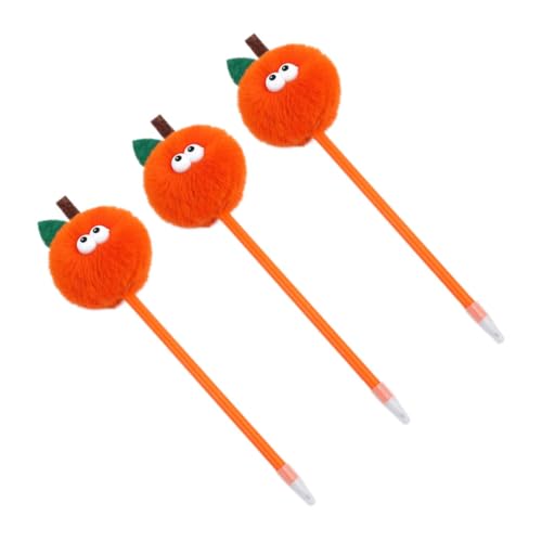 HOMSFOU 3 Stück Pompon-Stifte tragbarer Stift -Stifte für Mädchen Stifte für Mehrfarbenstift neuartige flauschige Stifte neuartige Kugelschreiber geformte Stifte Plüsch Orange HOMSFOU 3 Stück Pompon-Stifte tragbarer Stift -Stifte für Mädchen Stifte für Mehrfarbenstift neuartige flauschige Stifte neuartige Kugelschreiber geformte Stifte Plüsch Orange von HOMSFOU