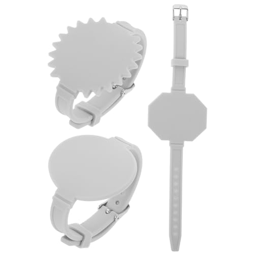HOMSFOU 3 Teiliges Notizbuch Armband Medizinisches Armband Beschreibbare Listenunterstützung Löschbares Pflegehandgelenk Silikon Wiederverwendbar Ersatzschlüssel Memo Notizblock HOMSFOU 3 Teiliges Notizbuch Armband Medizinisches Armband Beschreibbare Listenunterstützung Löschbares Pflegehandgelenk Silikon Wiederverwendbar Ersatzschlüssel Memo Notizblock von HOMSFOU
