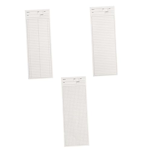 HOMSFOU 3Stücke Lange Notizblöcke Super Long Notepads Für Effektive Planung Zeitmanagement Und Notizen Linierte Unbeschichtete Notizzettel Für Studenten Und Büroarbeiten von HOMSFOU
