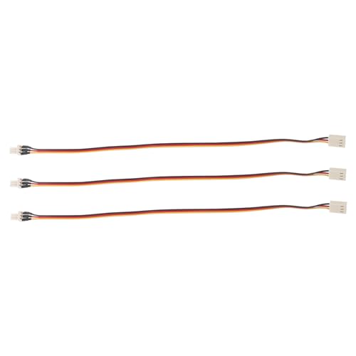 HOMSFOU 3Stücke Teiliges Poliges Verlängerungskabel für CPU Lüfter Adapter für PC Gehäuse Einfache Installation Kompatibel für Kühlungslösungen Computern HOMSFOU 3Stücke Teiliges Poliges Verlängerungskabel für CPU Lüfter Adapter für PC Gehäuse Einfache Installation Kompatibel für Kühlungslösungen Computern von HOMSFOU