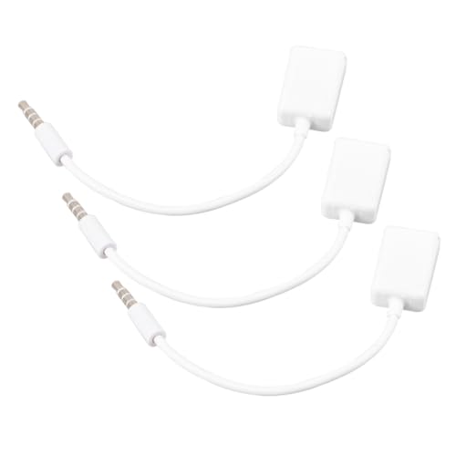 HOMSFOU 3Stücke Teiliges USB zu Audioübertragungskabel für Fahrzeuge Adapter für CD Player Aux Kabel Weiß Kompatibel mit Dekodierung für Abspielen HOMSFOU 3Stücke Teiliges USB zu Audioübertragungskabel für Fahrzeuge Adapter für CD Player Aux Kabel Weiß Kompatibel mit Dekodierung für Abspielen von HOMSFOU