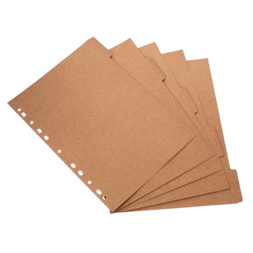 HOMSFOU 4 Indexabstandsabstandspapier Herausnehmbare Ordnerteiler Heftklammern Aus Papier Seitenteiler Notebook-tab-teiler Trennwände Für Ordner Ästhetische Trennwände HOMSFOU 4 Indexabstandsabstandspapier Herausnehmbare Ordnerteiler Heftklammern Aus Papier Seitenteiler Notebook-tab-teiler Trennwände Für Ordner Ästhetische Trennwände von HOMSFOU