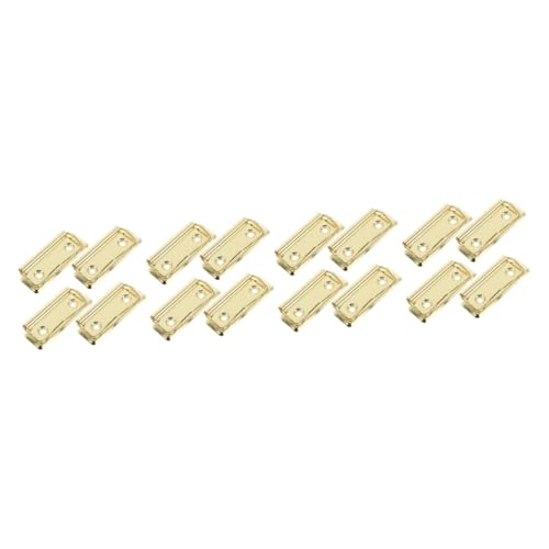 HOMSFOU 4 Sätze Metallclip -ordner Büroklammern Clips Clips Dokumentenordner Klemmbrett Liefert Heftklammern Für Klemmbrett Aluminiumlegierung Golden 4 Stück * 4 HOMSFOU 4 Sätze Metallclip -ordner Büroklammern Clips Clips Dokumentenordner Klemmbrett Liefert Heftklammern Für Klemmbrett Aluminiumlegierung Golden 4 Stück * 4 von HOMSFOU