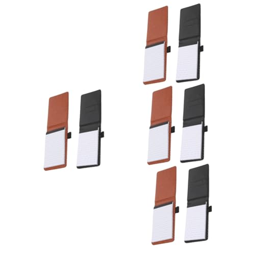 HOMSFOU 4 Sätze Notizbuch Die Spiral- Gefüttert Notizbücher Winzig Sammelalbum Notizbilder Klein Multipack Gepunktet Mini-notizblöcke Für Planer Und Pu-leder 2 Stück * 4 HOMSFOU 4 Sätze Notizbuch Die Spiral- Gefüttert Notizbücher Winzig Sammelalbum Notizbilder Klein Multipack Gepunktet Mini-notizblöcke Für Planer Und Pu-leder 2 Stück * 4 von HOMSFOU