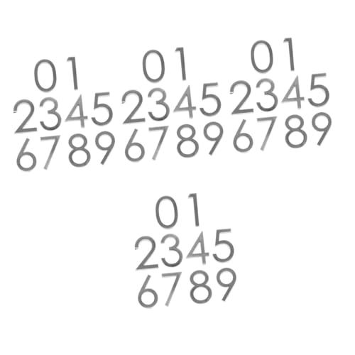 HOMSFOU 4 Sätze digitale Hausnummer stickers aufkleber adressetiketten house number Adressnummern für Häuser Türnummer modern Vinyl Hausnummer für Adresse Hausnummern für draußen ABS-Harz HOMSFOU 4 Sätze digitale Hausnummer stickers aufkleber adressetiketten house number Adressnummern für Häuser Türnummer modern Vinyl Hausnummer für Adresse Hausnummern für draußen ABS-Harz von HOMSFOU