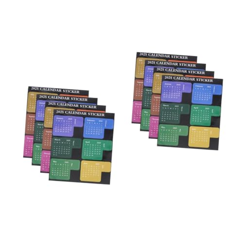 HOMSFOU 4 Sätze -klebeband Monatliche Aufkleber Kalenderregisterkarten Für Mini-kalenderaufkleber Kalenderaufkleber-planer Beachten Sie Pads Farbig Etiketten Monatsaufkleber Papier HOMSFOU 4 Sätze -klebeband Monatliche Aufkleber Kalenderregisterkarten Für Mini-kalenderaufkleber Kalenderaufkleber-planer Beachten Sie Pads Farbig Etiketten Monatsaufkleber Papier von HOMSFOU