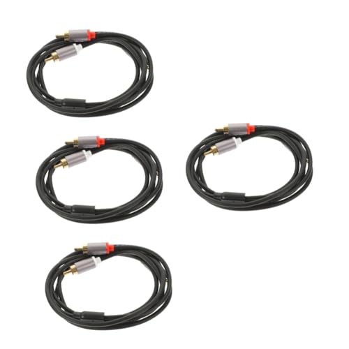HOMSFOU 4 Stück Audio Kabel Stereo-Klinkenkabel Zusatzkabel für Kopfhörer Kabelsplitter Dual Aux handykabel speaker cables Audiokabel für Auto Kopfhörerverlängerungskabel PVC Grey HOMSFOU 4 Stück Audio Kabel Stereo-Klinkenkabel Zusatzkabel für Kopfhörer Kabelsplitter Dual Aux handykabel speaker cables Audiokabel für Auto Kopfhörerverlängerungskabel PVC Grey von HOMSFOU