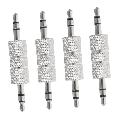 HOMSFOU 4 Stück Audio-Stecker Mikrofon Jack Kabel steckverbindung Klinkenstecker Adapter Audio Adapter Klinkenstecker-Adapter Aux-Extender 3,5 mm auf 3,5 mm Adapter Zinklegierung HOMSFOU 4 Stück Audio-Stecker Mikrofon Jack Kabel steckverbindung Klinkenstecker Adapter Audio Adapter Klinkenstecker-Adapter Aux-Extender 3,5 mm auf 3,5 mm Adapter Zinklegierung von HOMSFOU