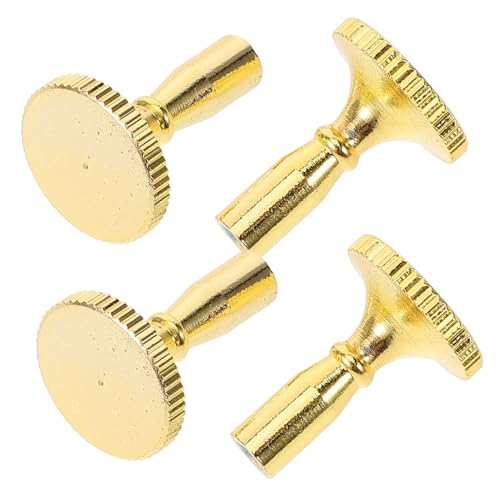 HOMSFOU 4 Stück Lampenmetallknopfschalter hinein Boden schrankleuchte wandleuchte Austausch der Lichtschalterknöpfe Austausch des Lampenschalterknopfes Kupfer Golden HOMSFOU 4 Stück Lampenmetallknopfschalter hinein Boden schrankleuchte wandleuchte Austausch der Lichtschalterknöpfe Austausch des Lampenschalterknopfes Kupfer Golden von HOMSFOU