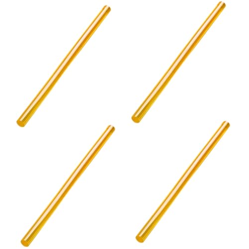 HOMSFOU 4 Stück heißschmelzender Klebestift Stoff handwerk machen kleber Heißklebestifte Klebestifte schmelzen farbig für werkzeug tragbarer Klebestab Mini-Schmelzstift Polyamid Yellow HOMSFOU 4 Stück heißschmelzender Klebestift Stoff handwerk machen kleber Heißklebestifte Klebestifte schmelzen farbig für werkzeug tragbarer Klebestab Mini-Schmelzstift Polyamid Yellow von HOMSFOU