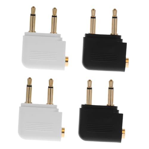 HOMSFOU 4 Stücke Kopfhörer Stecker Flugzeug Airline Flug Adapter Dual Kopfhörer Adapter Flugzeug Adapter Kopfhörer Airline Kopfhörer Adapter Airline Anschlüsse Ldpe HOMSFOU 4 Stücke Kopfhörer Stecker Flugzeug Airline Flug Adapter Dual Kopfhörer Adapter Flugzeug Adapter Kopfhörer Airline Kopfhörer Adapter Airline Anschlüsse Ldpe von HOMSFOU