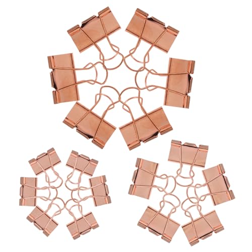 HOMSFOU 42 Stück Clip-Briefpapier Schreibwaren Mini-Bindeklammern Heftklammern aus Metall kleine Heftklammern winzige Heftklammern Büroklammern Rose HOMSFOU 42 Stück Clip-Briefpapier Schreibwaren Mini-Bindeklammern Heftklammern aus Metall kleine Heftklammern winzige Heftklammern Büroklammern Rose von HOMSFOU