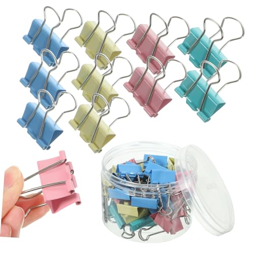 HOMSFOU 48 Stück Langes Schwanzclip -schreibwaren Kleine Dateiclips Dokumentenclip Kleine Heftklammern Binderclip Heftklammern in Loser Schüttung Clips Für Papier Heftklammern Metall HOMSFOU 48 Stück Langes Schwanzclip -schreibwaren Kleine Dateiclips Dokumentenclip Kleine Heftklammern Binderclip Heftklammern in Loser Schüttung Clips Für Papier Heftklammern Metall von HOMSFOU