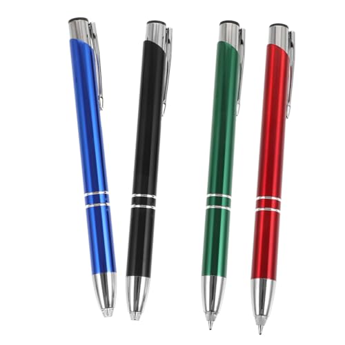 HOMSFOU 4Stücke LED Metall Kugelschreiber Mit Licht Touch Design Reibungsloses Schreiben Verschiedene Für Dunkelheit Und Bürobedarf von HOMSFOU