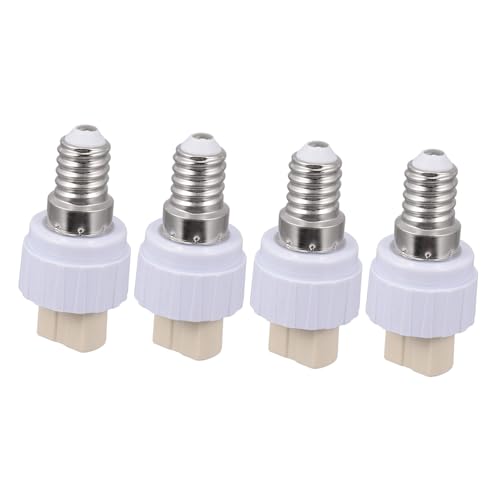 HOMSFOU 4Stücke Lampenadapter Hochtemperaturbeständig für LED und Energiesparlampen und Langlebig Kompakt und Leicht für Deckenlampen von HOMSFOU