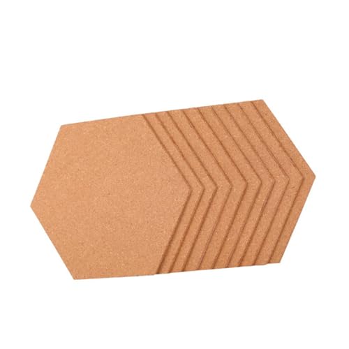 HOMSFOU 4Stücke Sechskant Korkplatten Selbstklebende Wand Nachrichtentafeln für Kreative Dekoration im Büro und Zuhause HOMSFOU 4Stücke Sechskant Korkplatten Selbstklebende Wand Nachrichtentafeln für Kreative Dekoration im Büro und Zuhause von HOMSFOU