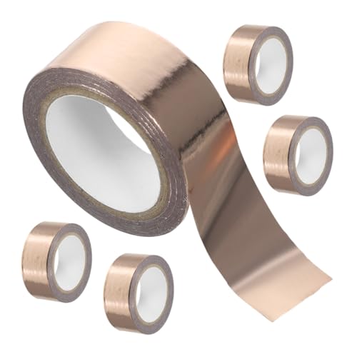 HOMSFOU 5 Rollen Taschenband Wickelband Kunsthandwerk farbiges Band Vinyl Verpackung Breites Washi-Tape Scrapbook-Klebebänder selber machen ästhetisches Washi-Tape Washi-Tape- Papier von HOMSFOU