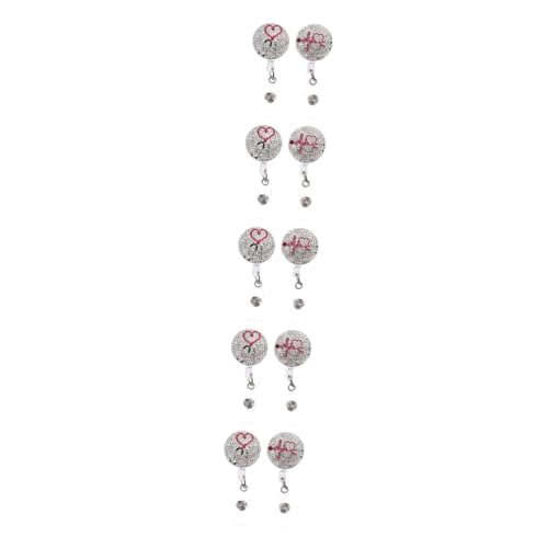 HOMSFOU 5 Sätze Kartenhalter Schlüsselanhänger Bequemer Abzeichenhalter Id -halter Karten-abzeichenhalter Befestigungsschnalle Für Karten Abs Weiß 2 Stücke * 5 HOMSFOU 5 Sätze Kartenhalter Schlüsselanhänger Bequemer Abzeichenhalter Id -halter Karten-abzeichenhalter Befestigungsschnalle Für Karten Abs Weiß 2 Stücke * 5 von HOMSFOU