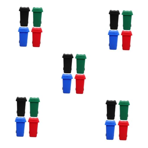 HOMSFOU 5 Sätze Mini Mülleimer Stiftehalter Müll Kleiner Abfalleimer Mit Deckel Bleistifthalter Papierkorb Mülleimer Winziger Miniatur Mülleimer Recycling Schmaler 4 Stücke * 5 HOMSFOU 5 Sätze Mini Mülleimer Stiftehalter Müll Kleiner Abfalleimer Mit Deckel Bleistifthalter Papierkorb Mülleimer Winziger Miniatur Mülleimer Recycling Schmaler 4 Stücke * 5 von HOMSFOU