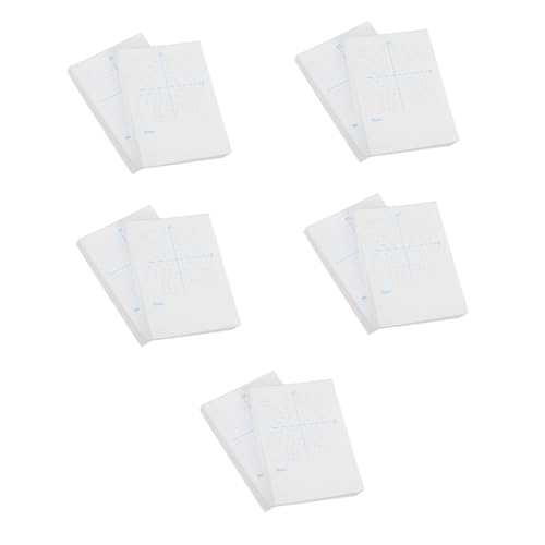 HOMSFOU 5 Stück 2 Mathe-Zubehör Mathe-Millimeterpapier Grafikpapier Mathe-Zeichenpapiere Axis-Millimeterpapier Mehrzweck-Achsengitterpapiere Mathe-Notizblöcke Weiß HOMSFOU 5 Stück 2 Mathe-Zubehör Mathe-Millimeterpapier Grafikpapier Mathe-Zeichenpapiere Axis-Millimeterpapier Mehrzweck-Achsengitterpapiere Mathe-Notizblöcke Weiß von HOMSFOU