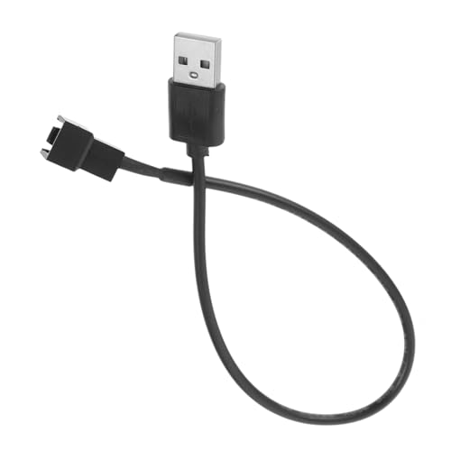 HOMSFOU 5 Stück Adapterkabel Leistung Konverter USB klein 3-poliges Lüfterkabel 3-polige Kabel 5-V-Lüfterkabel 3-poliges Netzteilkabel Lüfter Netzkabel PVC Black HOMSFOU 5 Stück Adapterkabel Leistung Konverter USB klein 3-poliges Lüfterkabel 3-polige Kabel 5-V-Lüfterkabel 3-poliges Netzteilkabel Lüfter Netzkabel PVC Black von HOMSFOU