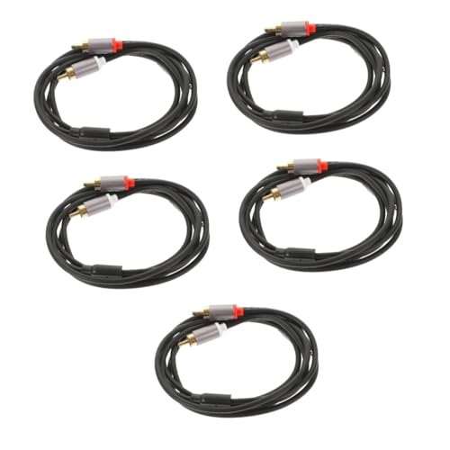 HOMSFOU 5 Stück Audio Kabel Aux Zusatzkabel Für Kopfhörer Stereo-klinkenkabel Kabelsplitter Dual Hilfskabel 3,5 Mm Bis 10,5 Mm Kabel 3,5-mm-kabel Austausch Des Kopfhörerkabels Pvc Grey HOMSFOU 5 Stück Audio Kabel Aux Zusatzkabel Für Kopfhörer Stereo-klinkenkabel Kabelsplitter Dual Hilfskabel 3,5 Mm Bis 10,5 Mm Kabel 3,5-mm-kabel Austausch Des Kopfhörerkabels Pvc Grey von HOMSFOU