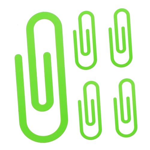 HOMSFOU 5 Stück Metallkartenclip Schreibtisch Geformt Mini-büroklammern Papierklammern Standard Papierclips Lesezeichen Büro Büroklammern Schreibwaren-clip Eisen Hellgrün HOMSFOU 5 Stück Metallkartenclip Schreibtisch Geformt Mini-büroklammern Papierklammern Standard Papierclips Lesezeichen Büro Büroklammern Schreibwaren-clip Eisen Hellgrün von HOMSFOU